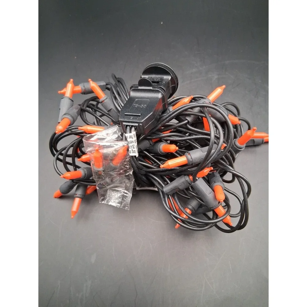 3 Set Bundle Halloween Jack-'O-Lantern, Mini Pumpkin & Orange String Lights READ